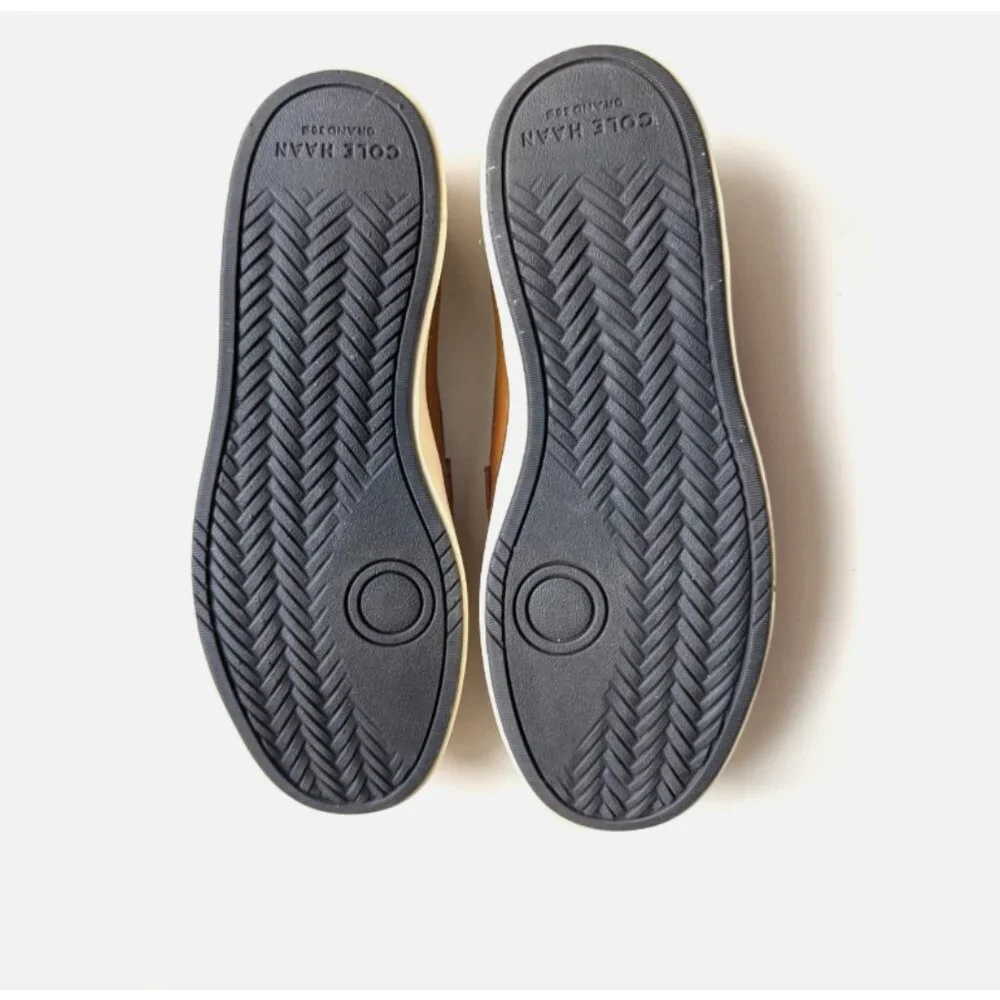 Cole Haan Kid's Leather Penny Loafers Boy's/Girl's Slip-On Brown Shoe Sz 5B Yth - Picture 4 of 5